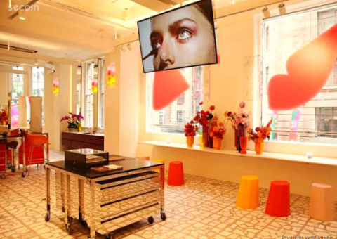 Secoin Irregular Stone Terrazzo Tiles Featured in a Luxury Cosmetics Store Chain in Australia